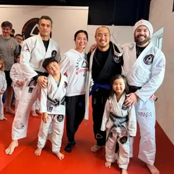 BJJ training moment