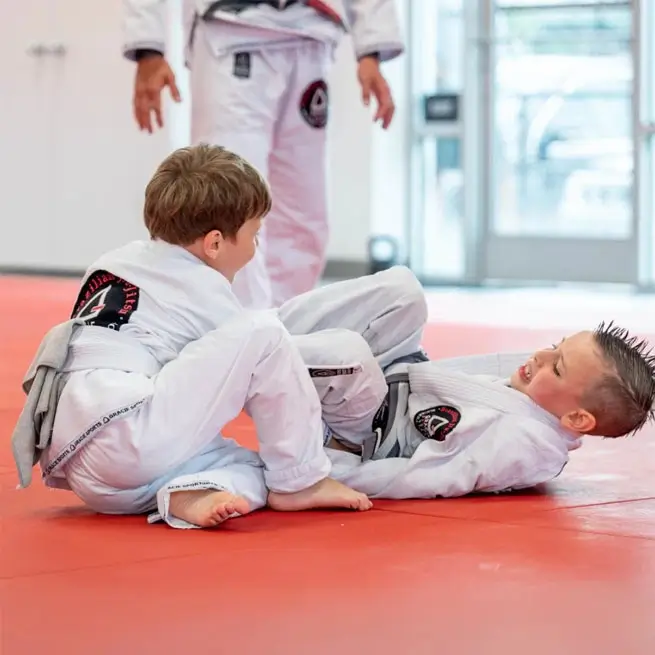 Kids practicing positions