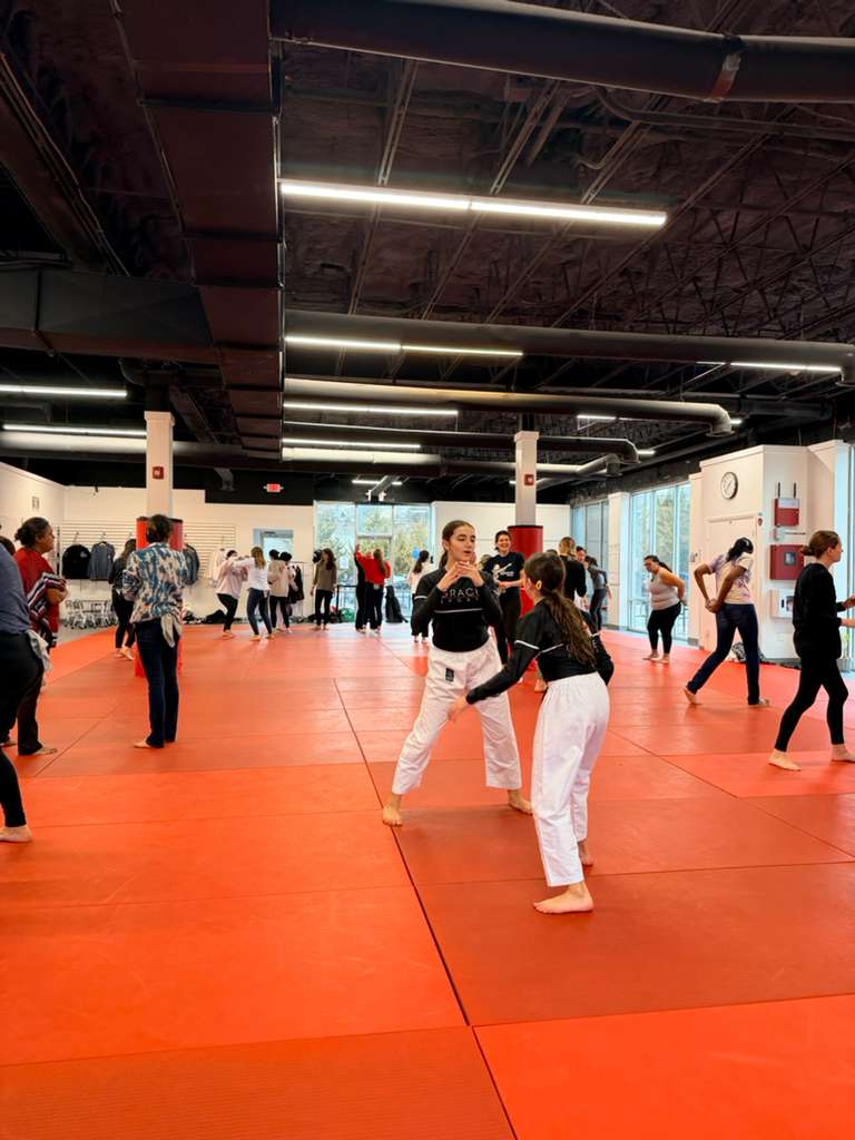 Women training together